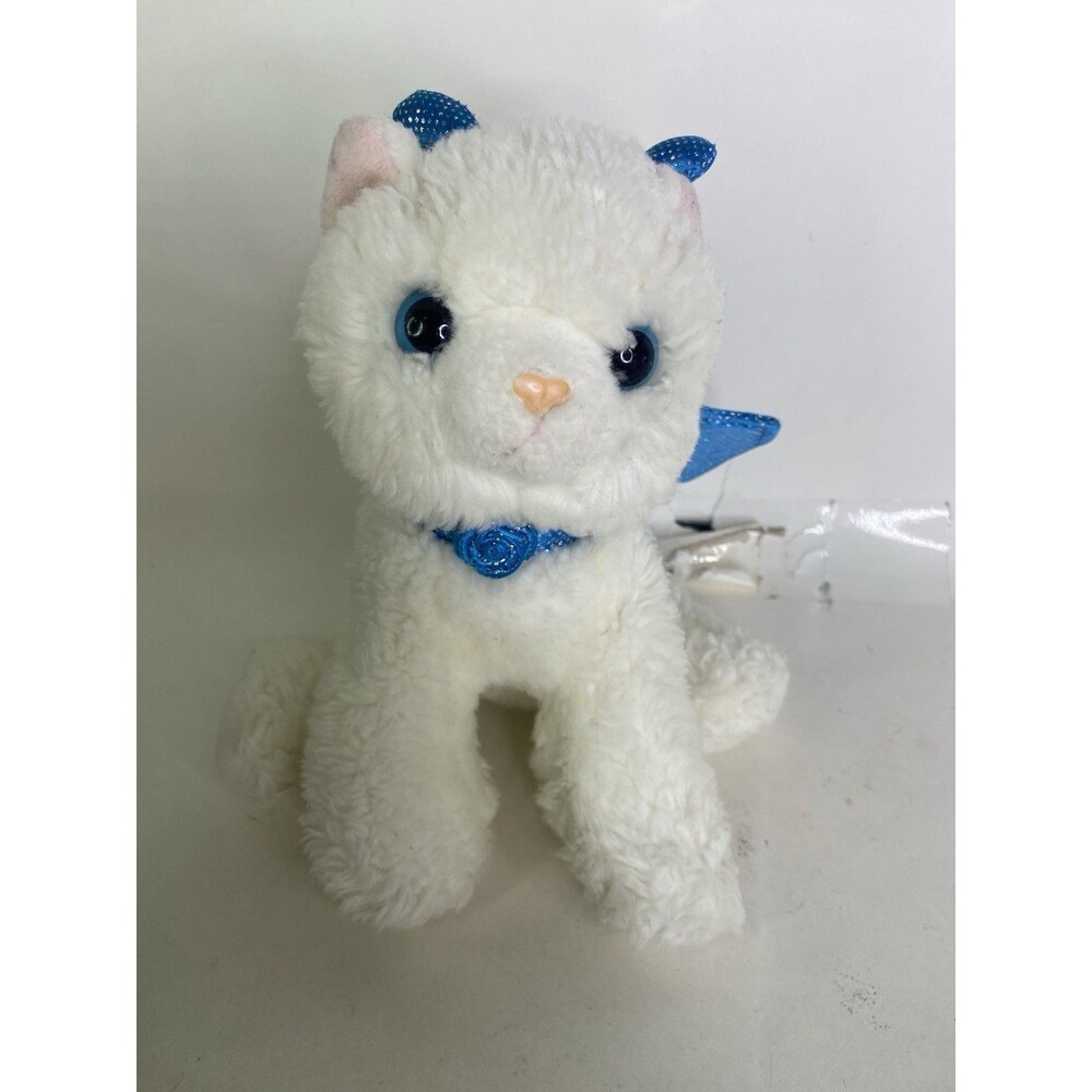Aurora Kittipillers Puppillons White Cat Butterfly Kitten Plush Stuffed Animal